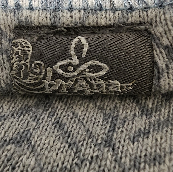 Prana Gray Women's Long Sweatshirt Light Blue Grey Large - Picture 4 of 10